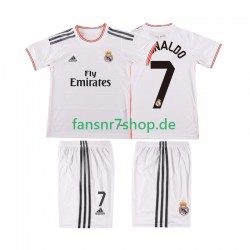 Real Madrid fußball trikot Cristiano Ronaldo 7 2013 2014 Kinder Heim Retro Kurzarm