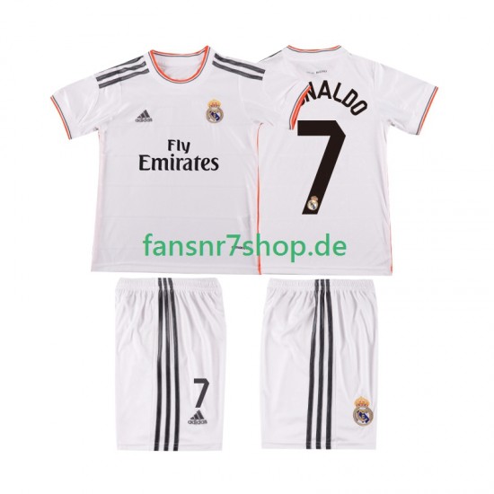 Real Madrid fußball trikot Cristiano Ronaldo 7 2013 2014 Kinder Heim Retro Kurzarm