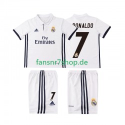 Real Madrid fußball trikot Cristiano Ronaldo 7 2016 2017 Kinder Heim Retro Kurzarm