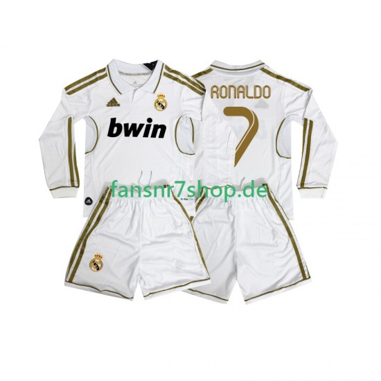Real Madrid fußball trikot Cristiano Ronaldo 7 2012 Kinder Heim Retro 2011 Langarm