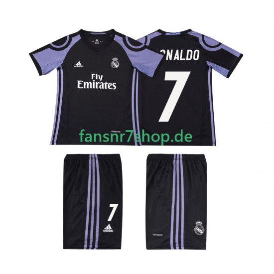 Real Madrid fußball trikot Cristiano Ronaldo 7 2016 2017 Kinder Ausweich Retro Kurzarm