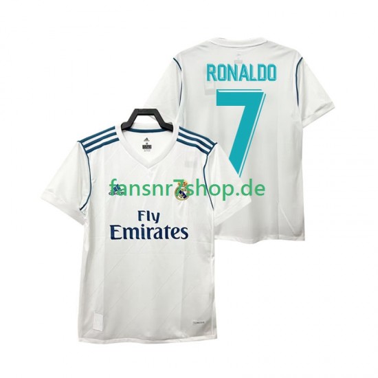 Real Madrid fußball trikot Cristiano Ronaldo 7 2017 Herren Heim Retro Kurzarm