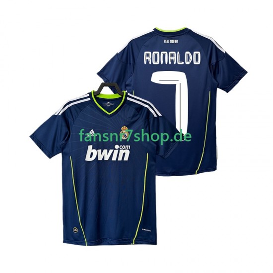 Real Madrid fußball trikot Cristiano Ronaldo 7 Herren Auswärts Retro 2011 2010 Kurzarm