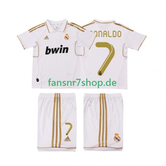 Real Madrid fußball trikot Cristiano Ronaldo 7 2012 Kinder Heim Retro 2011 Kurzarm