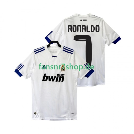 Real Madrid fußball trikot Cristiano Ronaldo 7 Herren Heim Retro 2011 2010 Kurzarm