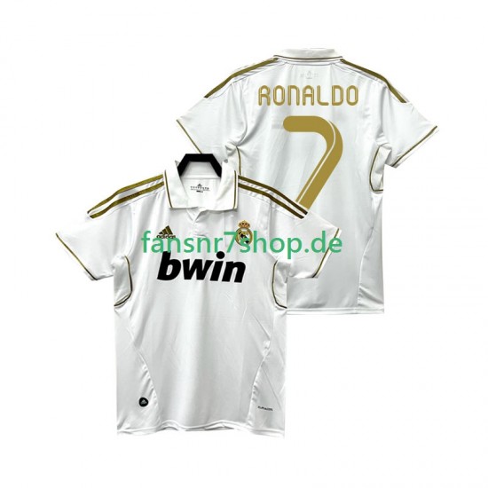 Real Madrid fußball trikot Cristiano Ronaldo 7 2012 Herren Heim Retro 2011 Kurzarm