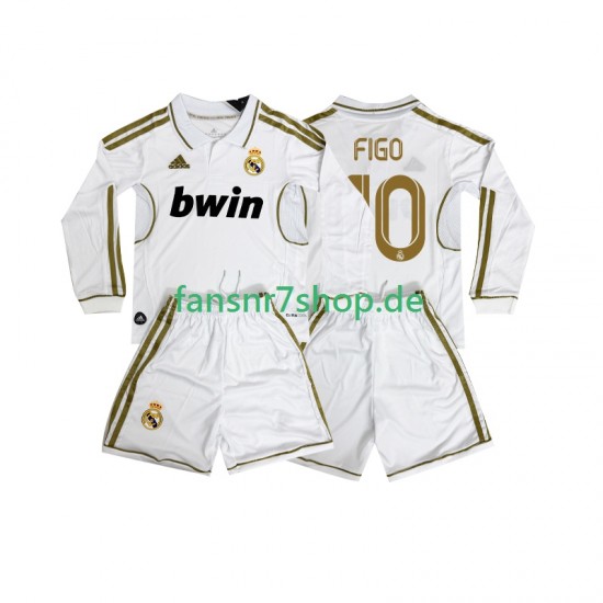 Real Madrid fußball trikot FIGO 10 2012 Kinder Heim Retro 2011 Langarm