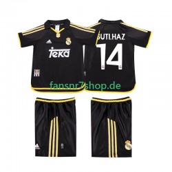 Real Madrid fußball trikot GUTI.HAZ 14 2001 Kinder Auswärts Retro 1999 Kurzarm