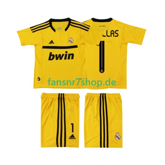 Real Madrid fußball trikot CASILLAS 1 2012 Torhüter Kinder Heim Retro 2011 Kurzarm