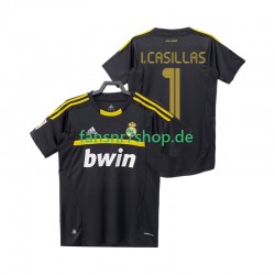 Real Madrid fußball trikot I.CASILLAS 1 2012 Torhüter Herren Auswärts Retro 2011 Kurzarm
