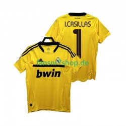 Real Madrid fußball trikot I.CASILLAS 1 2012 Torhüter Herren Heim Retro 2011 Kurzarm