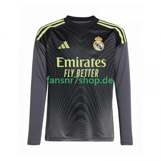 Real Madrid fußball trikot Torhüter Herren Ausweich 2025-2026 Langarm