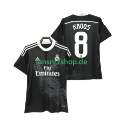 Real Madrid fußball trikot KROOS 8 2014 2015 Herren Auswärts Retro Kurzarm