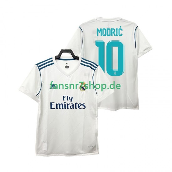 Real Madrid fußball trikot Modrić 10 2017 Herren Heim Retro Kurzarm