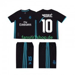 Real Madrid fußball trikot Modrić 10 2017 2018 Kinder Auswärts Retro Kurzarm