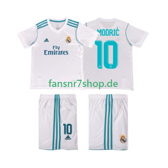 Real Madrid fußball trikot Modrić 10 2017 2018 Kinder Heim Retro Kurzarm