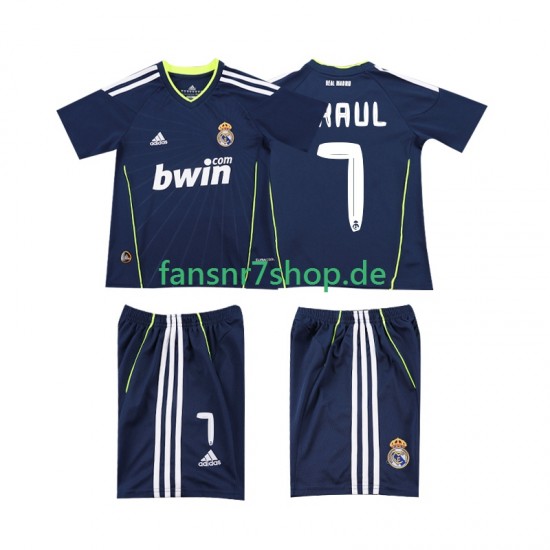 Real Madrid fußball trikot PAUL 7 Kinder Auswärts Retro 2011 2010 Kurzarm
