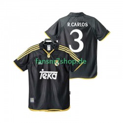 Real Madrid fußball trikot R.CARLOS 3 2001 Herren Auswärts Retro 1999 Kurzarm