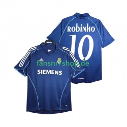 Real Madrid fußball trikot ROBINHO 10 2005 Herren Auswärts Retro 2006 Kurzarm