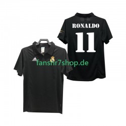Real Madrid fußball trikot RONALDO 11 2002 2003 Herren Auswärts Retro Kurzarm