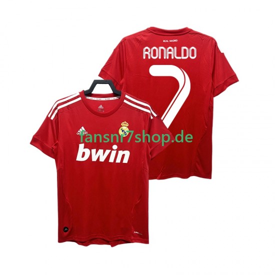 Real Madrid fußball trikot RONALDO 7 2012 Herren Ausweich Retro 2011 Kurzarm