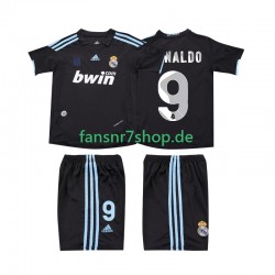 Real Madrid fußball trikot RONALDO 9 2009 Kinder Auswärts Retro 2010 Kurzarm