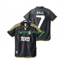 Real Madrid fußball trikot Raul 7 2001 Herren Auswärts Retro 1999 Kurzarm