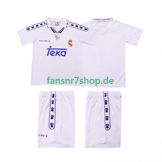 Real Madrid fußball trikot 1996 Kinder Heim Retro 1994 Kurzarm