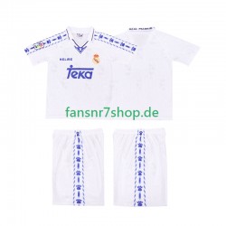 Real Madrid fußball trikot 1996-1997 Kinder Heim Retro Kurzarm