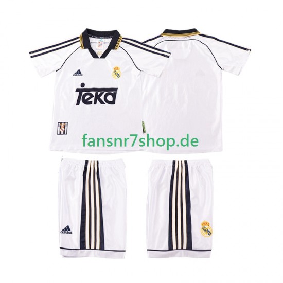 Real Madrid fußball trikot 1998 2000 Kinder Heim Retro Kurzarm Real Madrid fußball trikot 1998 2000 Kinder Heim Retro Kurzarm