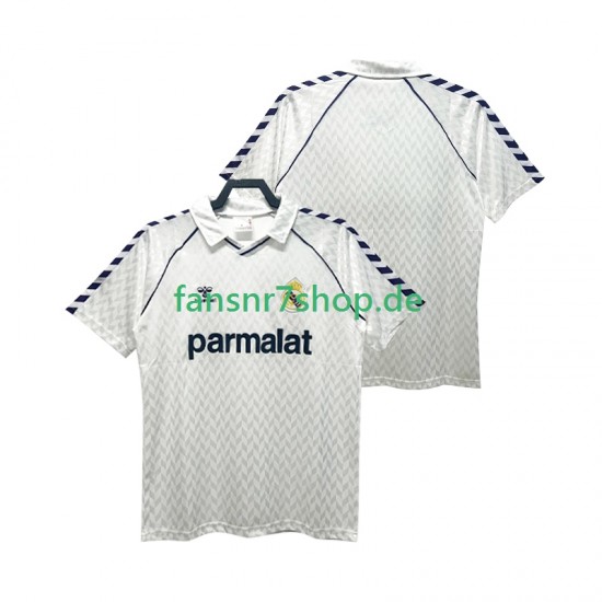 Real Madrid fußball trikot 1986 1987 Herren Heim Retro Kurzarm