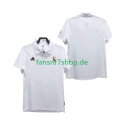 Real Madrid fußball trikot 2002 2003 Herren Heim Retro Kurzarm