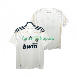 Real Madrid fußball trikot 2009 Herren Heim Retro 2010 Kurzarm