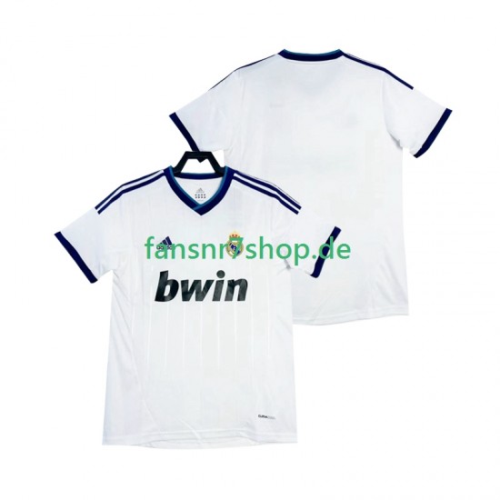 Real Madrid fußball trikot 2012 2013 Herren Heim Retro Kurzarm