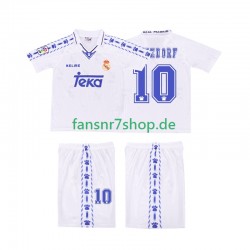 Real Madrid fußball trikot SEEDORF 10 1996 1997 Kinder Heim Retro Kurzarm
