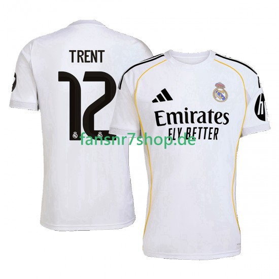 Real Madrid fußball trikot Trent Alexander-Arnold 12 Herren Heim 2025-2026 Kurzarm