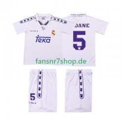 Real Madrid fußball trikot ZIDANE 5 1996 Kinder Heim Retro 1994 Kurzarm