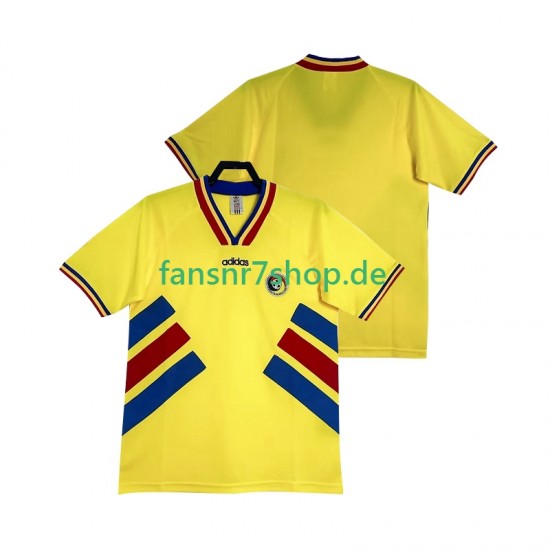 Rumänien fußball trikot Herren Heim Retro 1994 Kurzarm