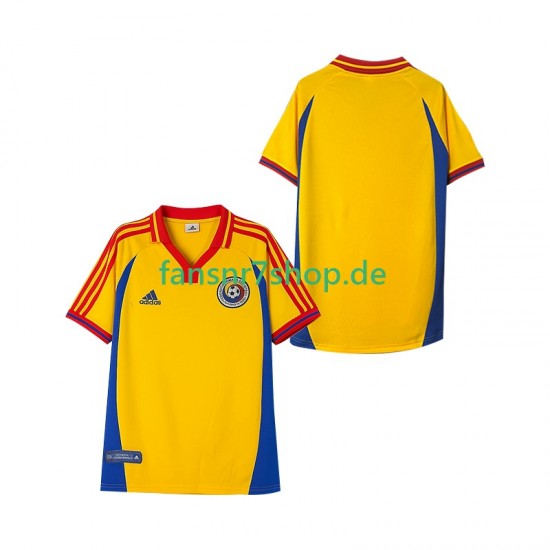 Rumänien fußball trikot 2000 Herren Heim Retro Kurzarm