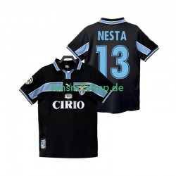 Lazio Rom fußball trikot NESTA 13 1998 Herren Auswärts Retro 1999 Kurzarm