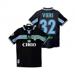 Lazio Rom fußball trikot VIERI 32 1998 Herren Auswärts Retro 1999 Kurzarm