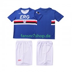Sampdoria Genua fußball trikot 1991 Kinder Heim Retro 1990 Kurzarm