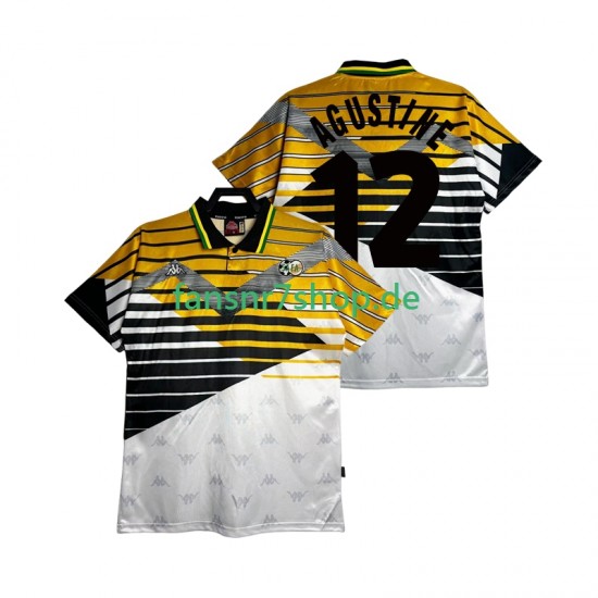 Südafrika fußball trikot AGUSTINE 12 Herren Heim Retro 1994 Kurzarm