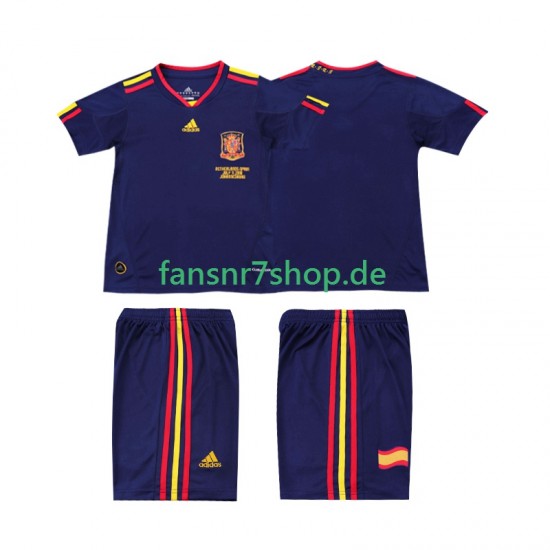 Spanien fußball trikot Kinder Auswärts Retro 2010 Kurzarm