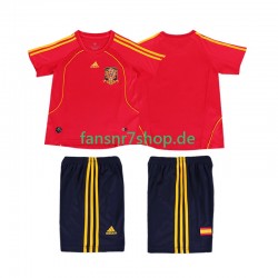 Spanien fußball trikot Kinder Heim Retro 2008 Kurzarm
