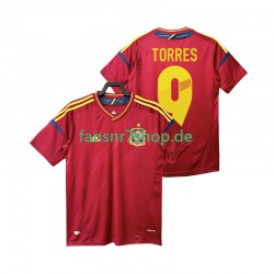 Spanien fußball trikot TORRES 9 2012 Herren Heim Retro Kurzarm