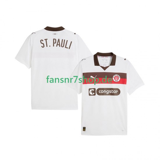 fußball trikot St. Pauli Herren Auswärts 2025-2026 Kurzarm