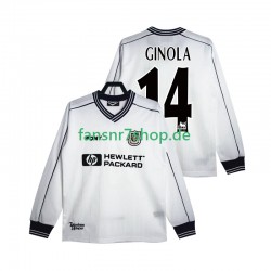 Tottenham Hotspur fußball trikot GINOLA 14 1997 Herren Heim Retro 1999 Langarm