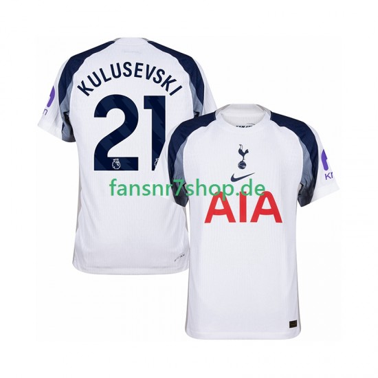 Tottenham Hotspur fußball trikot Kulusevski 21 Herren Heim 2025-2026 Kurzarm