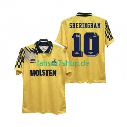 Tottenham Hotspur fußball trikot SHERINGHAM 10 1992 Herren Auswärts Retro 1994 Kurzarm